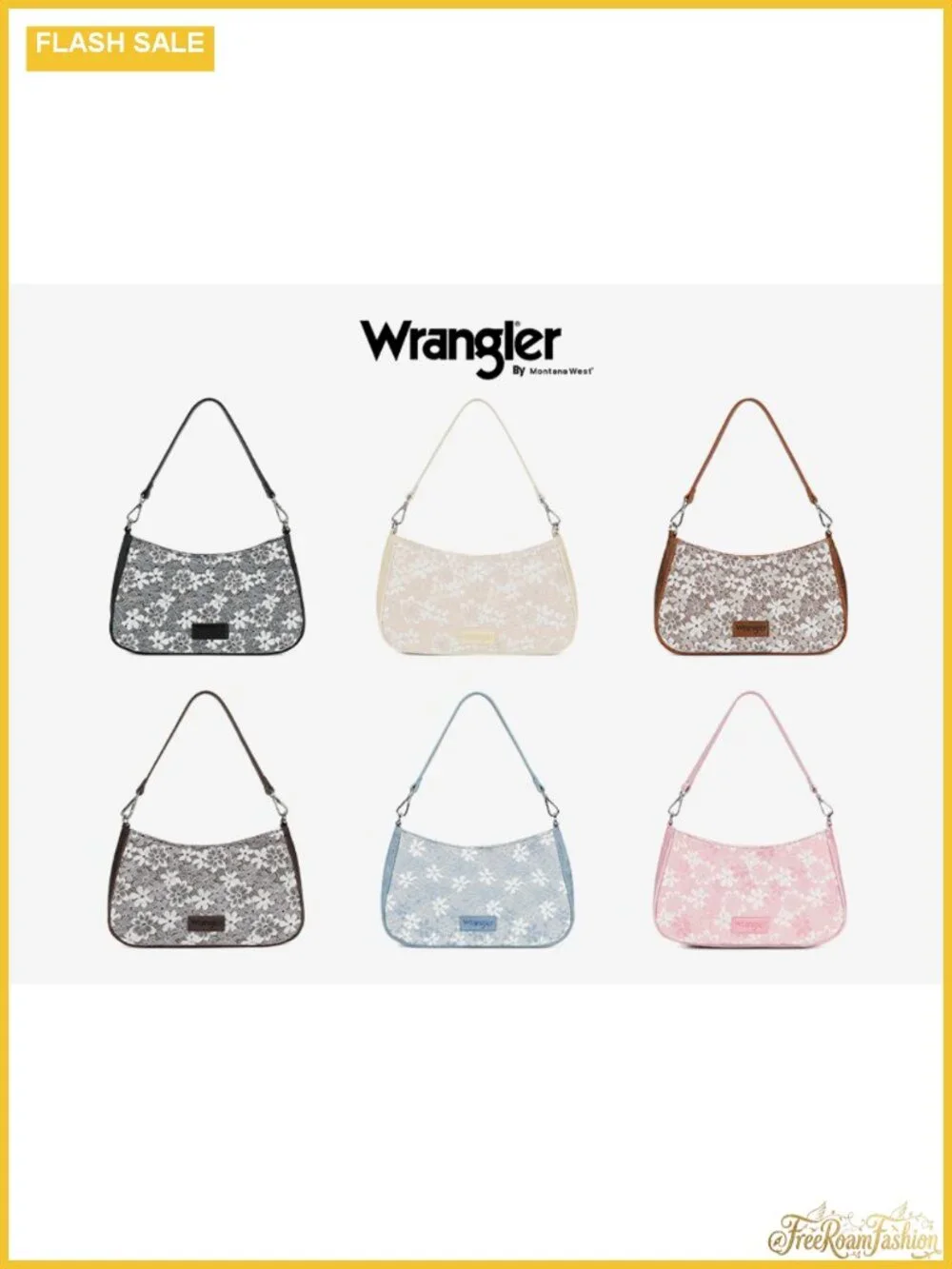 Womens Lace Floral Hobo Handbag Faux Leather Shoulder Purse Crossbody